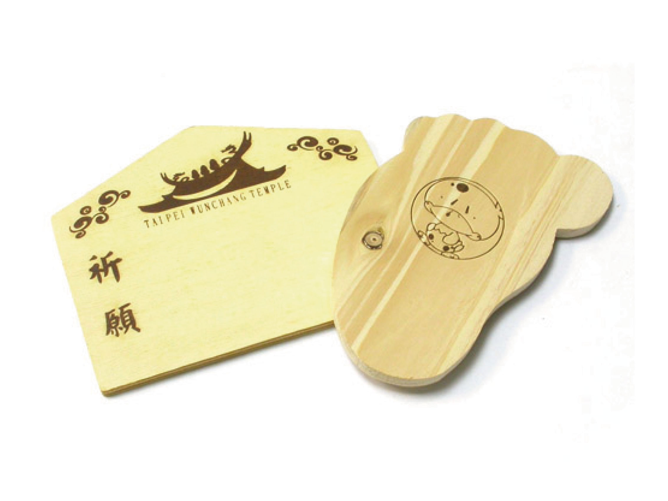 祈福木牌(合板,楸木)